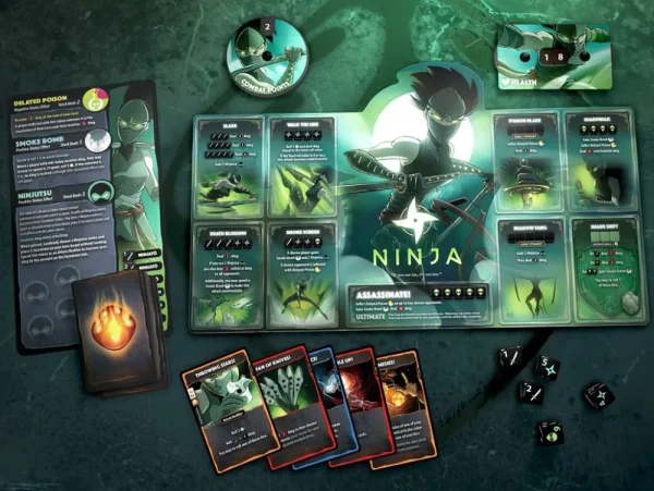 Roxley Games Dice Throne S1 Rerolled Treant Vs Ninja Shop