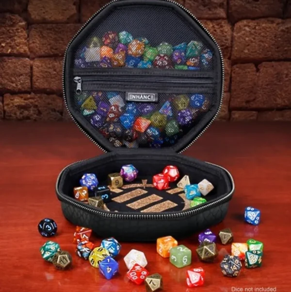 Enhance Gaming Dice Tray & Case Collector'S Edition (Black) Cheap