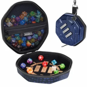 Enhance Gaming Dice Tray & Case Collector'S Edition (Blue) New