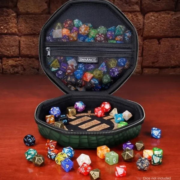 Enhance Gaming Dice Tray & Case Collector'S Edition (Green) Cheap