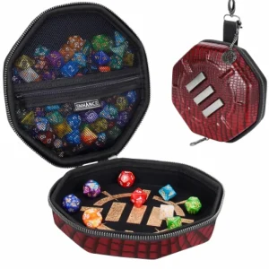 Enhance Gaming Dice Tray & Case Collector'S Edition (Red) New