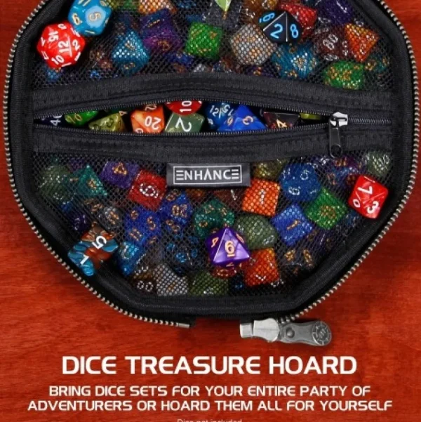 Enhance Gaming Dice Tray & Case Collector'S Edition (Red) New