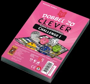 999 Games Dobbel Zo Clever Challenge 1 Scoreblok - Dobbelspel Cheap