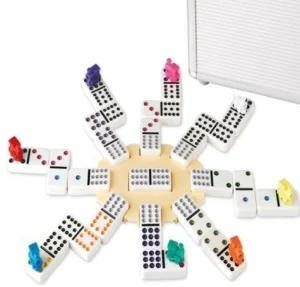 Hot Games Domino Dubbel 12 Mexican-Train In Koffer Hot
