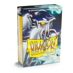 Arcane Tinmen Dragon Shield - Small: White Matte (60) New