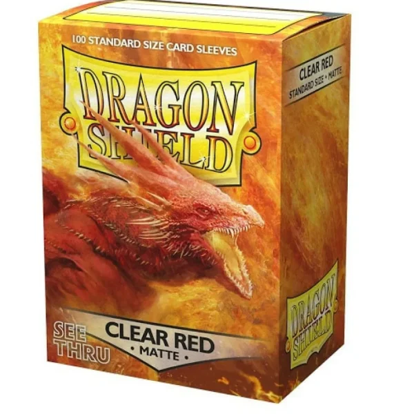 Dragon Shield - Standard: Clear Red (100) Discount