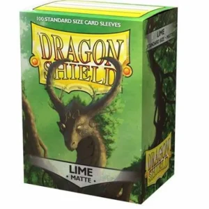 Arcane Tinmen Dragon Shield - Standard Lime Matte (100) Clearance
