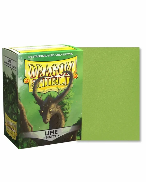 Arcane Tinmen Dragon Shield - Standard Lime Matte (100) Clearance