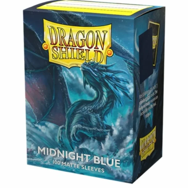 Arcane Tinmen Dragon Shield - Standard Midnight Blue (100) New