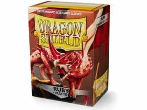 Dragon Shield - Standard: Ruby Matte (100) Hot