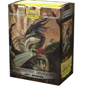Arcane Tinmen Dragon Shield Brushed Art Sleeves - Valentine Dragon 2021 Cheap