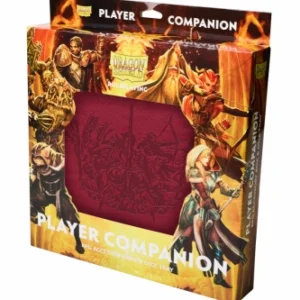 Arcane Tinmen Dragon Shield Rpg Player Companion - Blood Red Hot