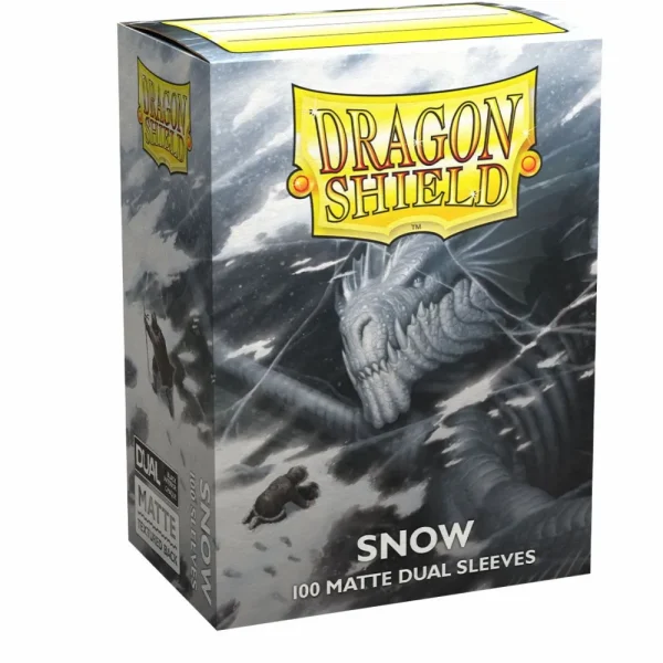 Arcane Tinmen Dragon Shield Sleeves - Snow Dual Matte (100 Stuks) Hot
