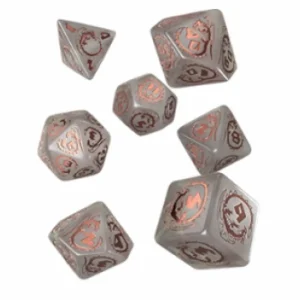 Q-Workshop Dragonsquartz Dice (7) Clearance