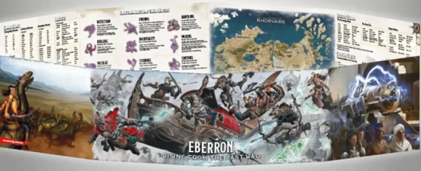 Gale Force 9 Dungeons & Dragons Dm Screen Eberron Fashion