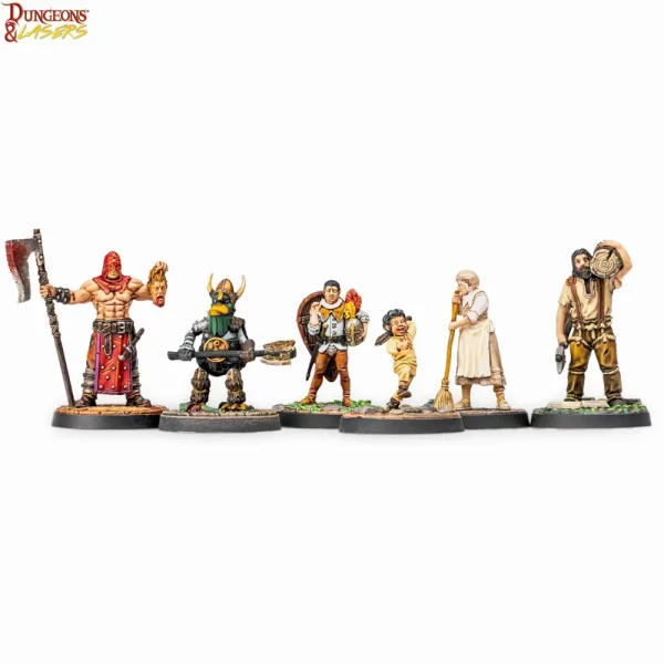 Archon Studios Dungeons & Lasers Npcs Miniature Pack Cheap