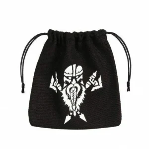 Q Workshop Dwarven Black & White Dice Bag Clearance