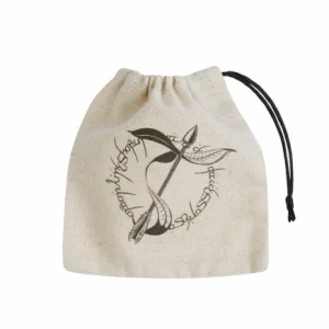 Q Workshop Elvish Beige & Black Basic Dice Bag Clearance