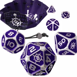Enhance Gaming Enchance Rpg Dice Set - Purple (Collector'S Edition) Fashion