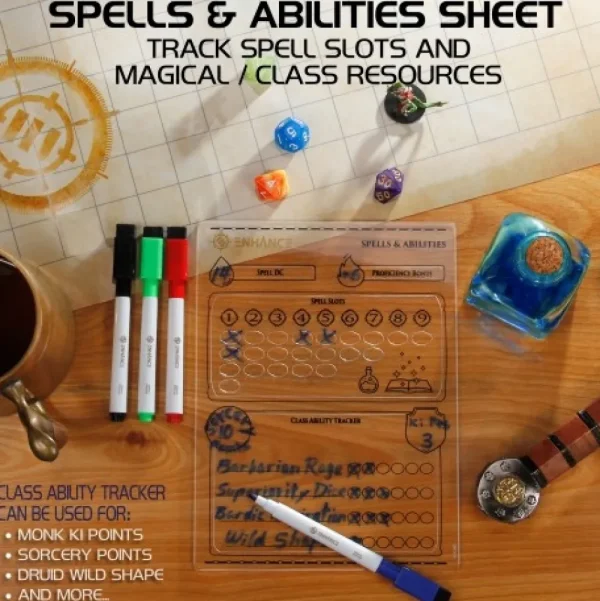 Enhance Gaming Enhance Rpg Acrylic Character Sheet Flash Sale