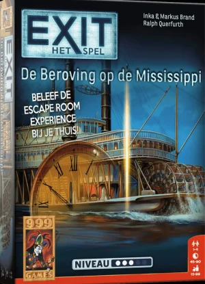 999 Games Exit - De Beroving Op De Mississippi - Breinbreker Flash Sale