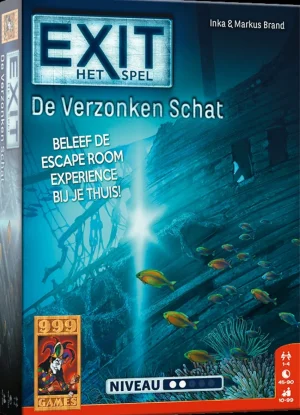 999 Games Exit - De Verzonken Schat - Breinbreker Cheap