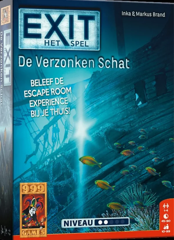 999 Games Exit - De Verzonken Schat - Breinbreker Cheap
