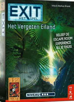 999 Games Exit - Het Vergeten Eiland - Bordspel Fashion