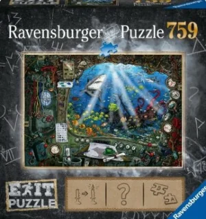 Ravensburger Exit Puzzel: In De Onderzeeer - (759) Outlet