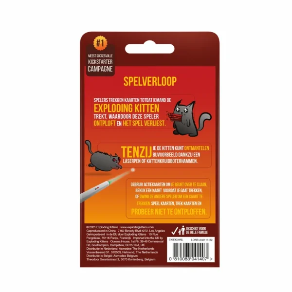 Exploding Kittens 2 Speler Nl New