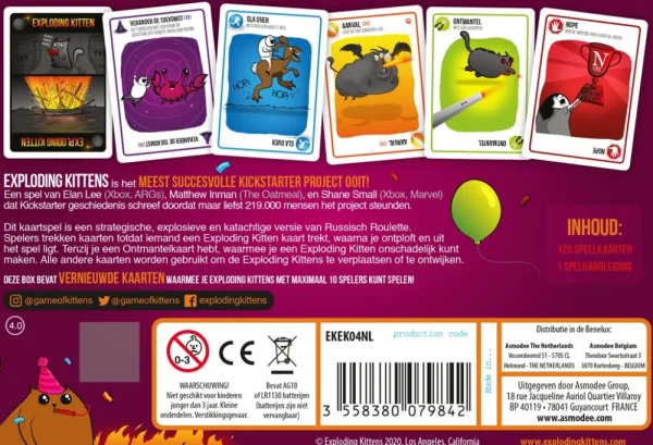 Exploding Kittens Party Pack Nl Outlet