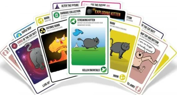 Asmodee Exploding Kittens Streaking Kittens Expansion Outlet