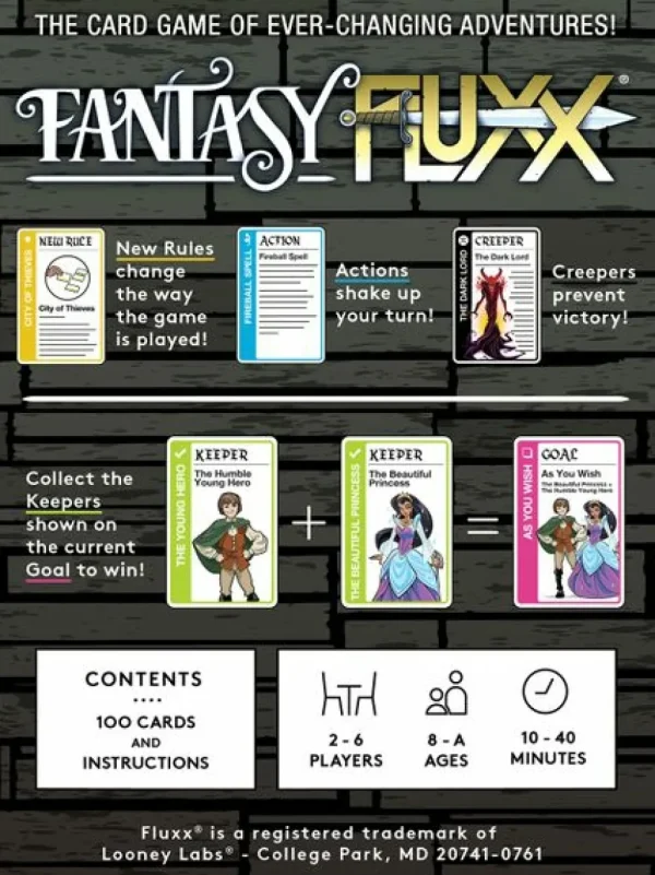 Looney Labs Fantasy Fluxx - En Shop