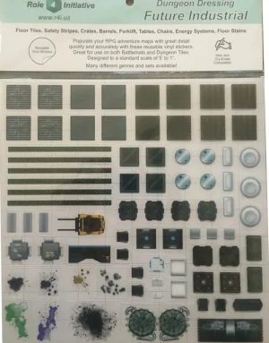 Role 4 Initiative Future Industrial: Dungeon Dressing: Dry Erase Vinyl Stickers Shop
