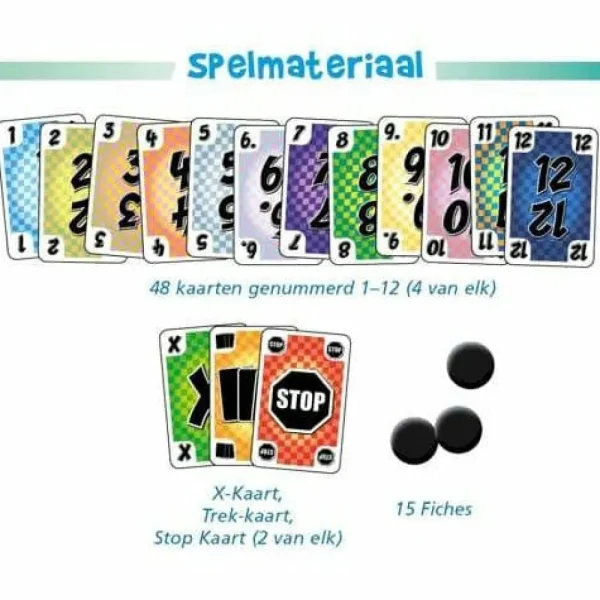 Hot Games Geruite Rij-Tjes Kaartspel Flash Sale