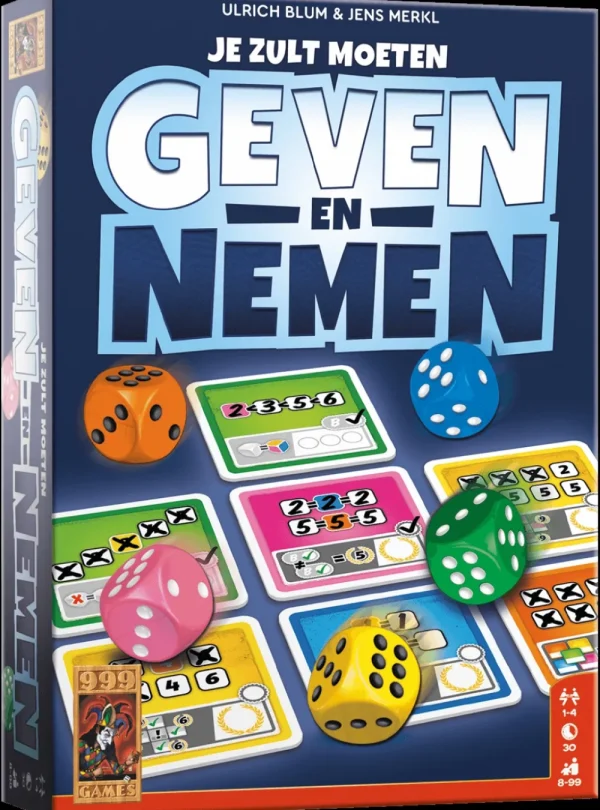 999 Games Geven En Nemen - Dobbelspel Store