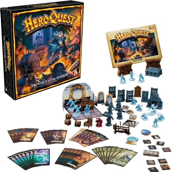 Hasbro Heroquest - The Mage Of The Mirror Quest Pack Shop