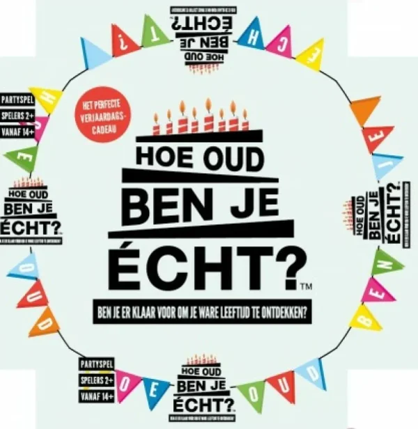 Koelkastpoezie Hoe Oud Ben Je Echt? - Partyspel Outlet