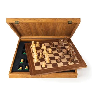 Manopoulou Houten Schaakset: Staunton Schaakstukken (Koning 8,5 Cm) Outlet