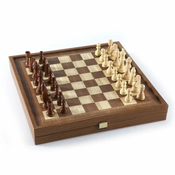 Manopoulou 2 In 1 Combinatie - Schaakbord/ Backgammon (Large) Cheap