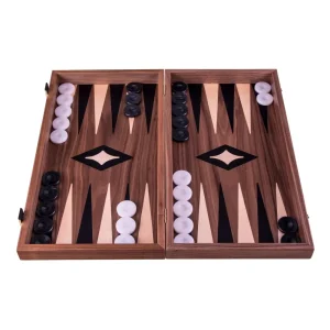 Manopoulou 3 In 1 Schaak/Backgammon/Dam Bord Medium New