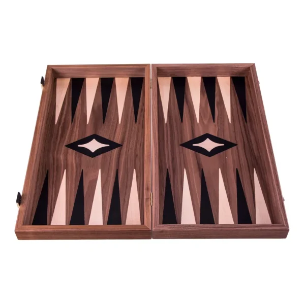 Manopoulou 3 In 1 Schaak/Backgammon/Dam Bord Medium New
