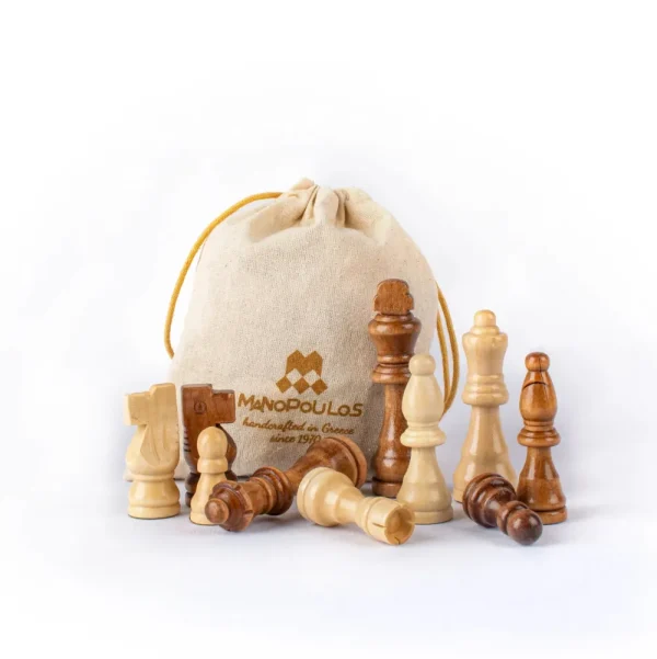 Manopoulou 3 In 1 Schaak/Backgammon/Dam Bord Medium New