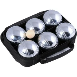 HOT Sports + Toys Jeu De Boules 6 Bals 32X3 In Nylon Tas 720Gr Best