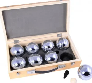 Longfield Jeu De Boules In Houten Kist - 8 Ballen 720Gr. Outlet
