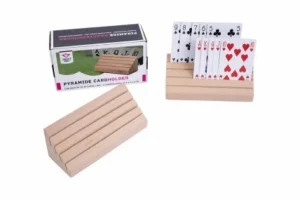 Longfield Games Kaarthouder Piramide Dubbel Discount