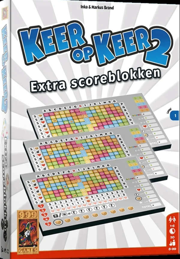 999 Games Keer Op Keer [2] Level Een, 2 Extra Bloks Outlet