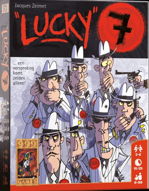 999 Games Lucky 7 - Kaartspel Clearance