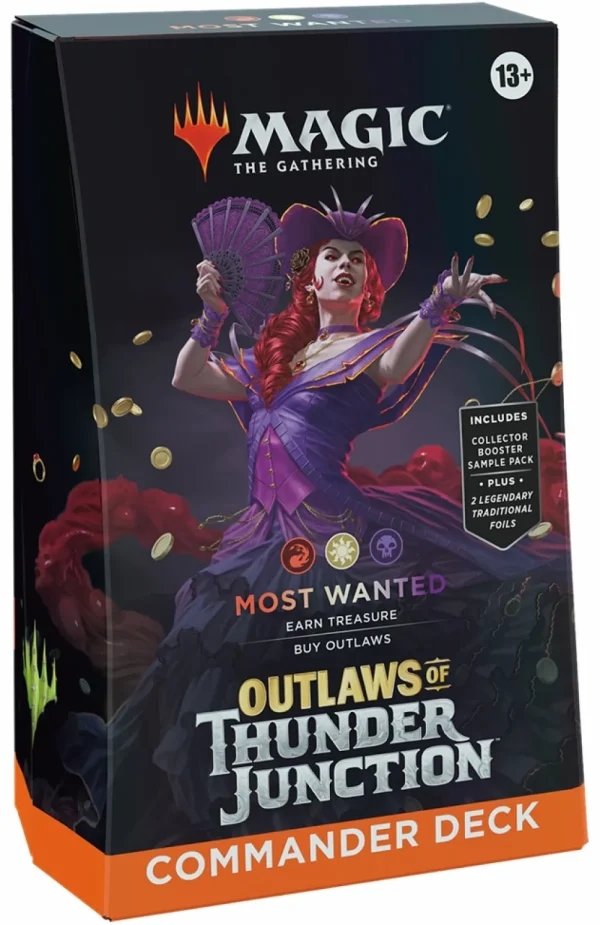 Wizards of the Coast Magic: Outlaws Of Thunder Junction Commander Deck - Most Wanted Outlet
