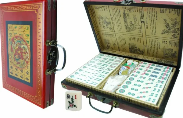 Hot Games Mahjong Rood China Koffer Klein 28X20X5Cm. Discount